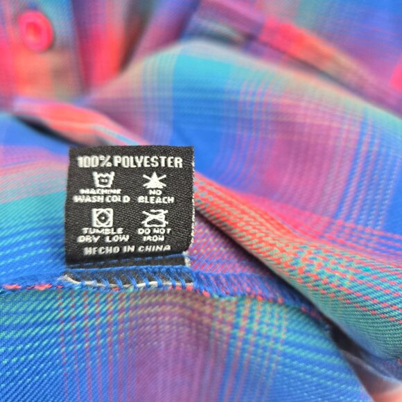 Dixxon Bride of Chucky Long Sleeved Flannel Button Down Women's Large - Picture 7 of 11